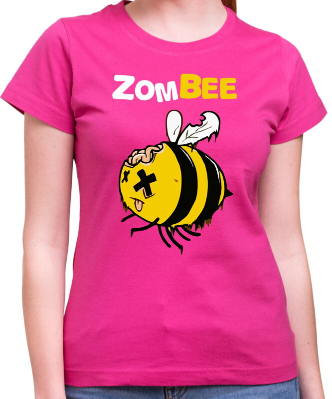 Dámske tričko - Zombee (zombie včela)