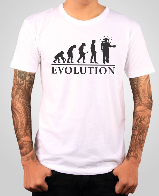 Včelářské tričko - Evoluce Včelářské tričko - Evoluce