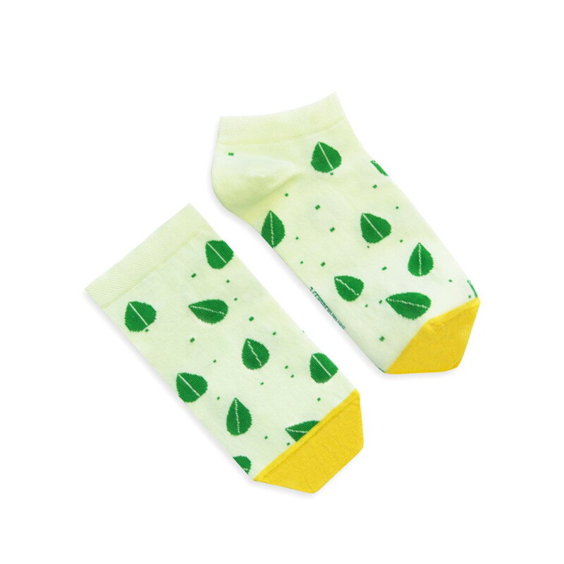 Ponožky - Listy zelene (kotníkové)