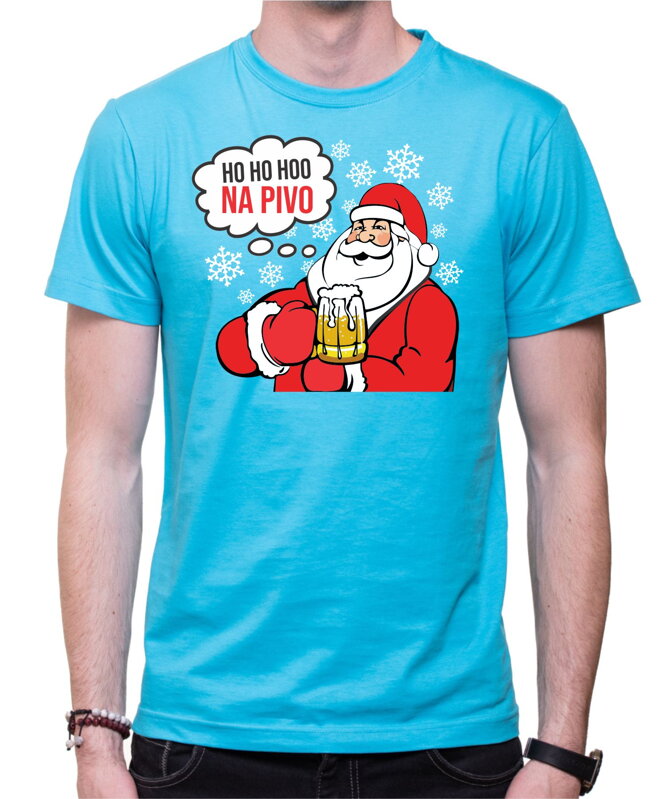 Tričko - HO HO HOO NA PIVO ... Tričko - HO HO HOO NA PIVO ...