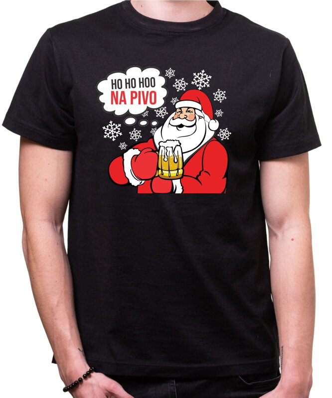 Tričko - HO HO HOO NA PIVO ... Tričko - HO HO HOO NA PIVO ...
