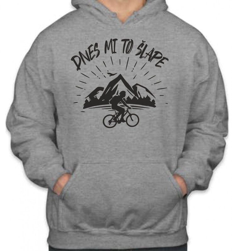 Cyklo mikina - Dnes mi to šlape Cyklo mikina - Dnes mi to šlape