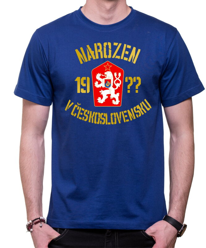 Tričko narozen/narozena v Československu (vlastní rok)
