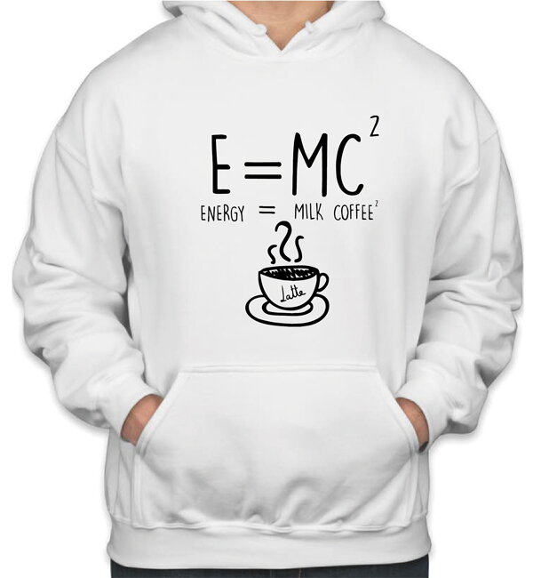 Mikina- Coffee - E=mc²