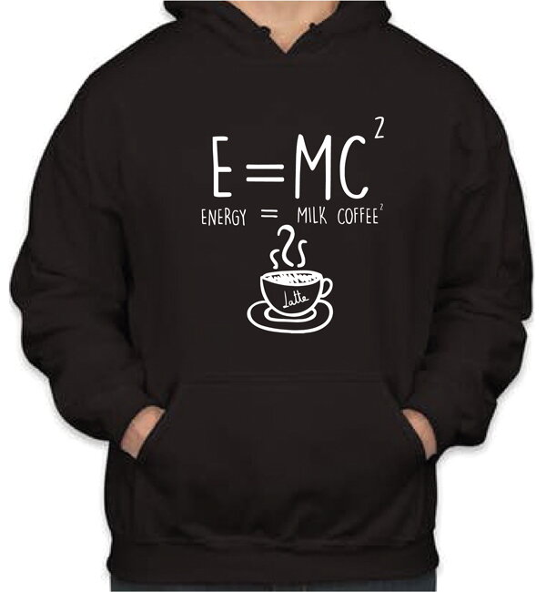 Mikina- Coffee - E=mc² Mikina- Coffee - E=mc²