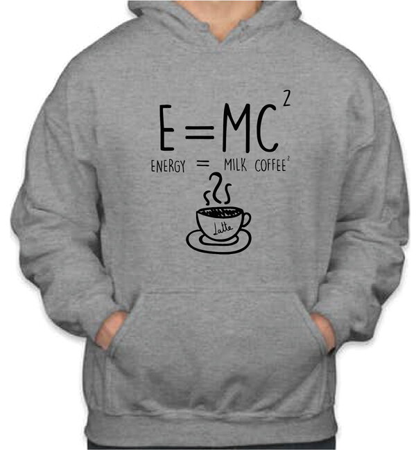 Mikina- Coffee - E=mc² Mikina- Coffee - E=mc²