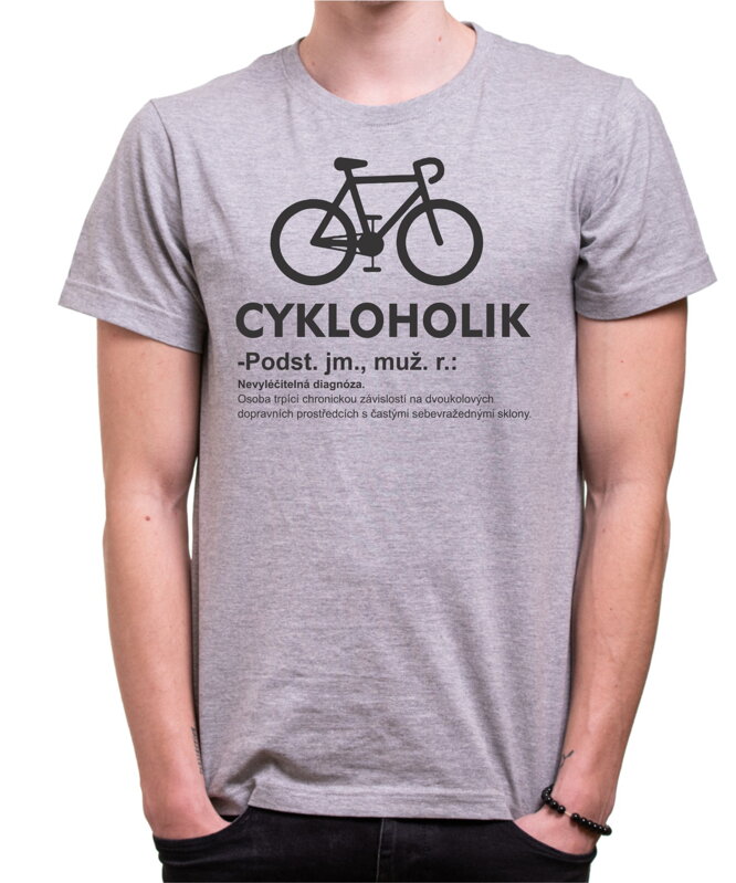 Cyklo tričko - Cykloholik (diagnóza)