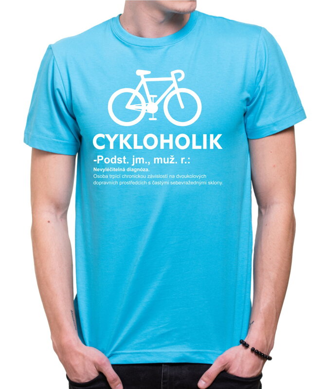 Cyklo tričko - Cykloholik (diagnóza) Cyklo tričko - Cykloholik (diagnóza)