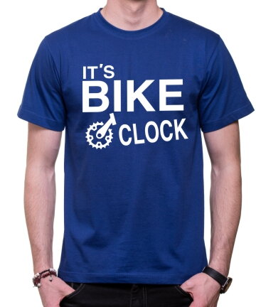 Cyklo Tričko - It's Bike O'clock Cyklo Tričko - It's Bike O'clock