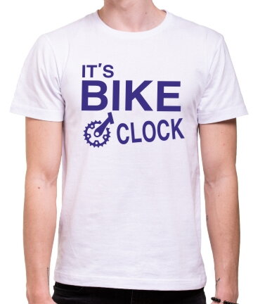 Cyklo Tričko - It's Bike O'clock Cyklo Tričko - It's Bike O'clock