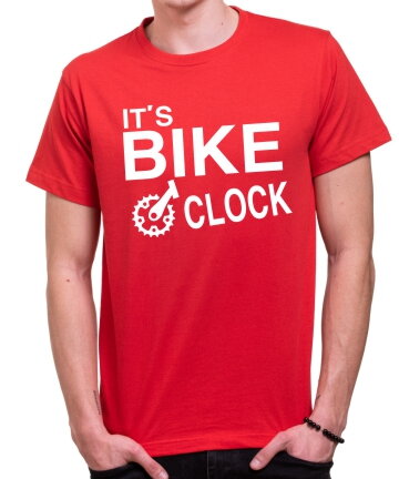 Cyklo Tričko - It's Bike O'clock Cyklo Tričko - It's Bike O'clock