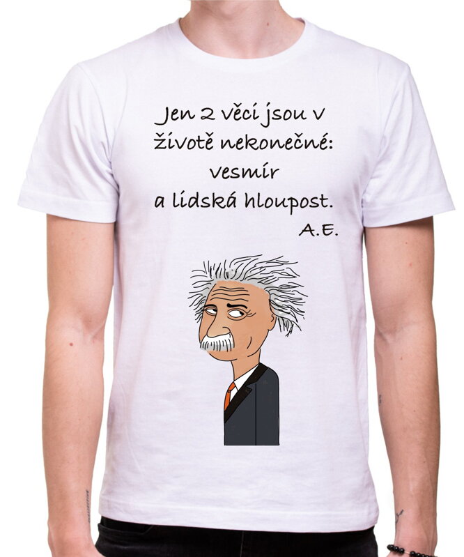 Tričko - A.Einstein citát