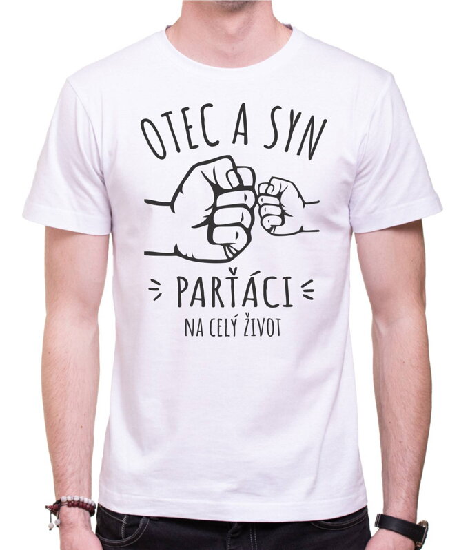 Tričko - Otec a Syn  - parťáci na celý život