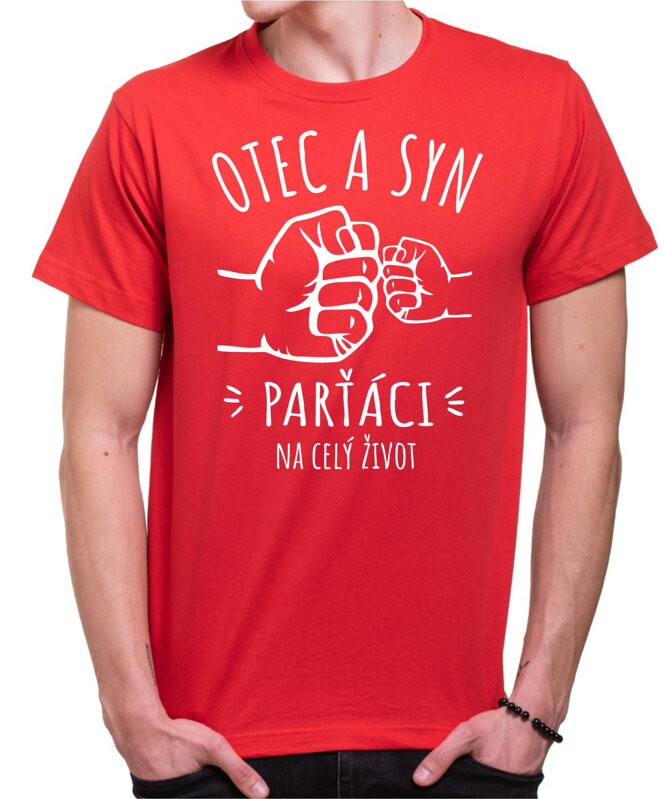 Tričko - Otec a Syn  - parťáci na celý život