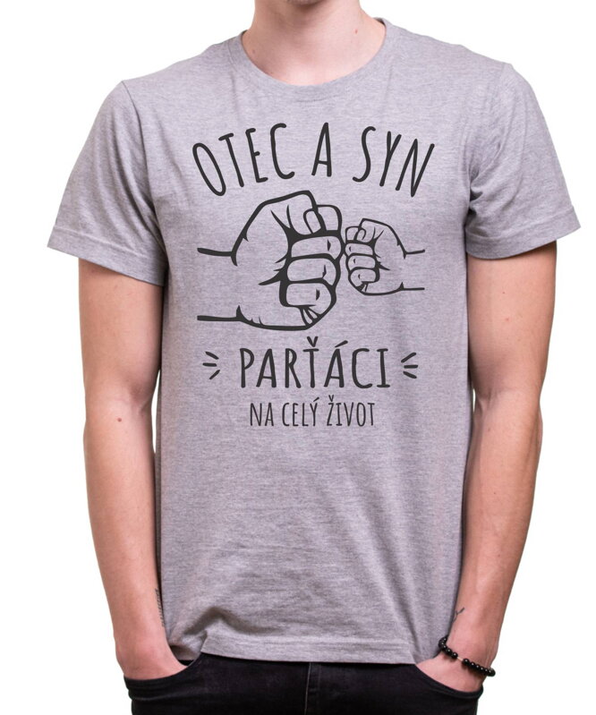Tričko - Otec a Syn  - parťáci na celý život