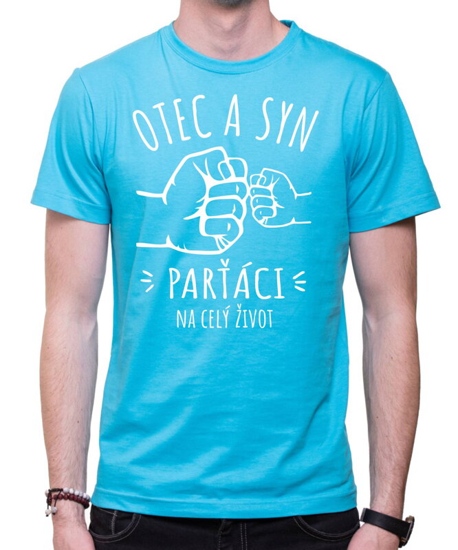 Tričko - Otec a Syn  - parťáci na celý život