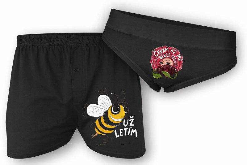 Sada trenky + kalhotky: Čekám , až mě někdo opyluje 
