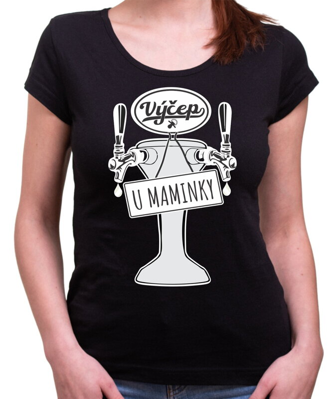 Dámske tričko - Výčep u maminky Dámske tričko - Výčep u maminky