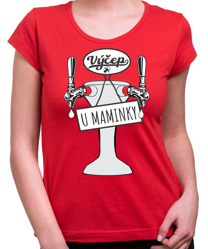 Dámske tričko - Výčep u maminky Dámske tričko - Výčep u maminky
