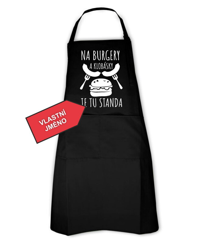 Zástera - Na burgery a klobásky je tu (vlastní jméno) Zástera - Na burgery a klobásky je tu (vlastní jméno)
