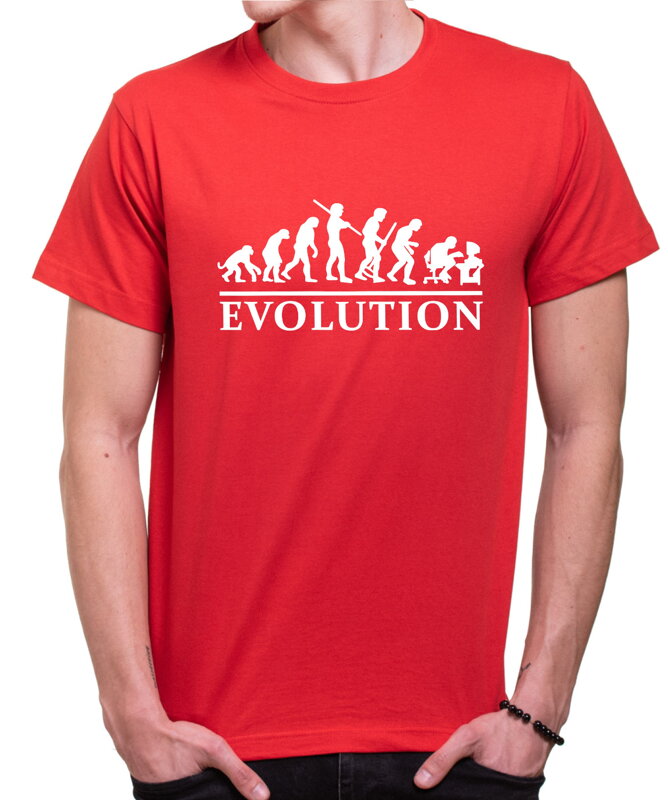 Tričko pro IT nadšence - Evoluce Tričko pro IT nadšence - Evoluce