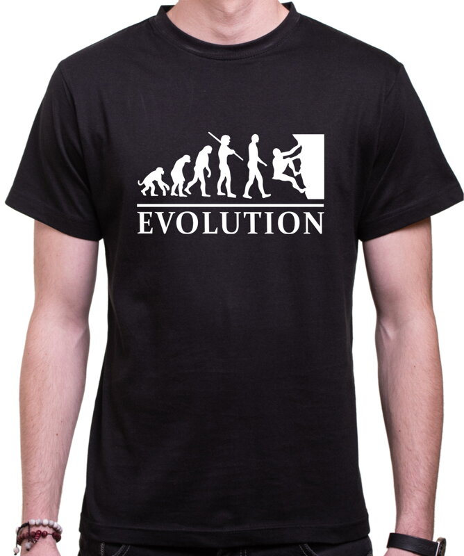 Lezecké tričko - Evoluce Lezec Lezecké tričko - Evoluce Lezec