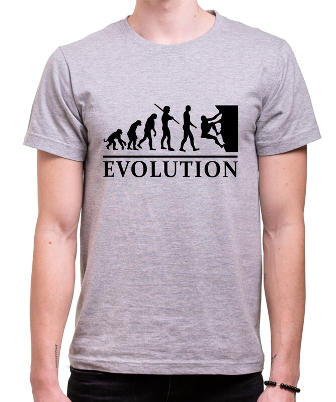 Lezecké tričko - Evoluce Lezec Lezecké tričko - Evoluce Lezec