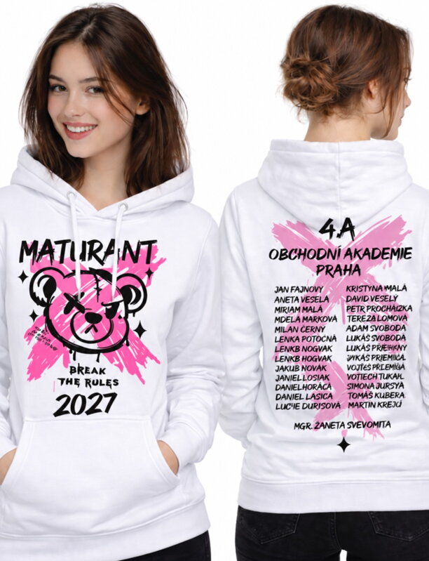 Maturitní mikina - Break the rules