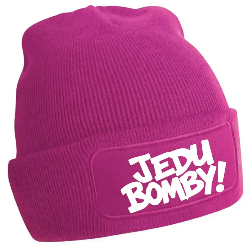 Čepice s potiskem - Jedu Bomby