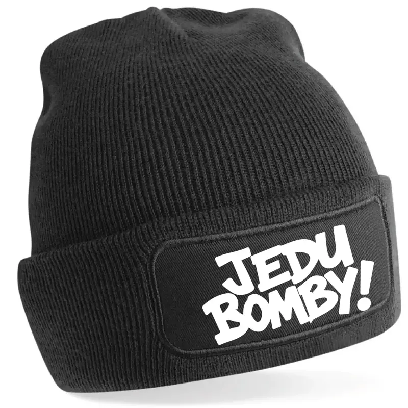 Čepice s potiskem - Jedu Bomby