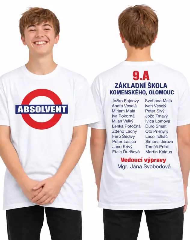 Absolventské triko - ABSOLVENT - London style