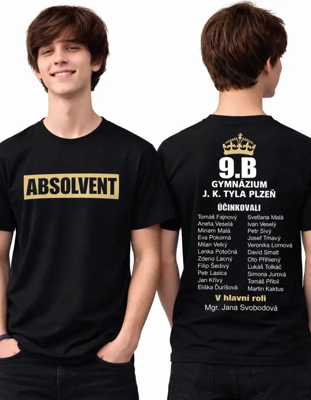 Absolventské tričko - ABSLVNT 
