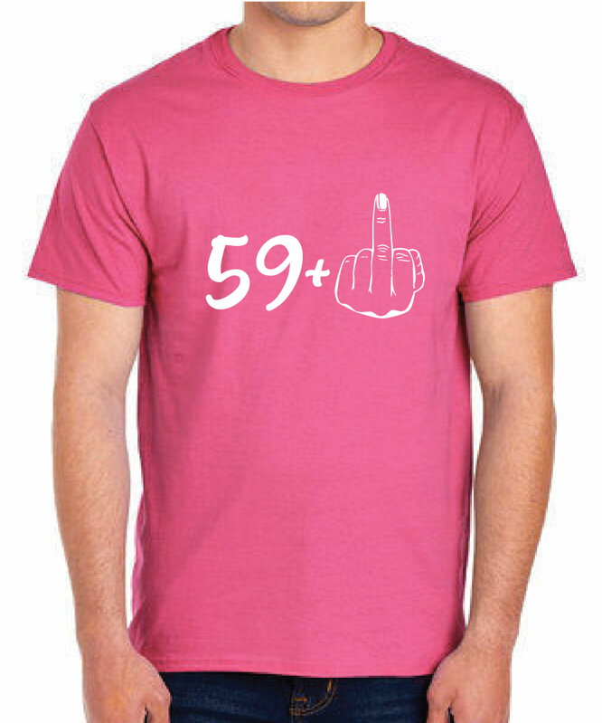 Narozeninové tričko - 60 (59+ prostředník) Narozeninové tričko - 60 (59+ prostředník)
