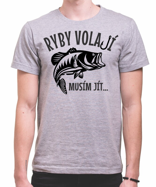 Rybářské tričko - Ryby volají Rybářské tričko - Ryby volají