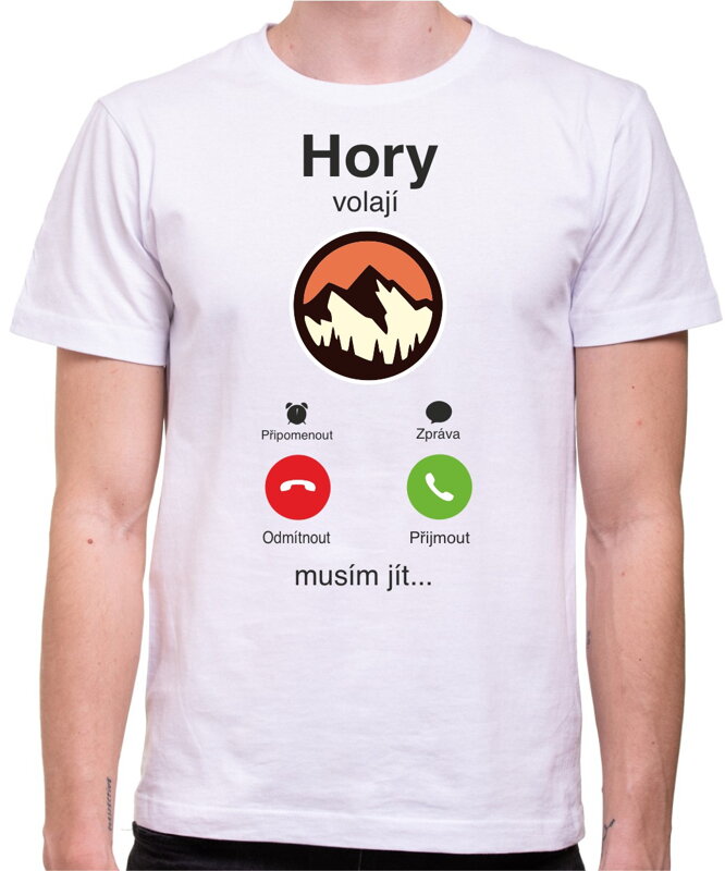 Tričko - Hory volají Phone Tričko - Hory volají Phone