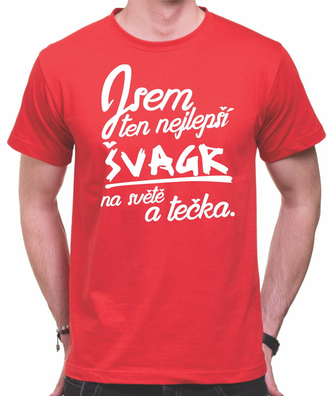 Tričko - nejlepší Švagr a tečka
