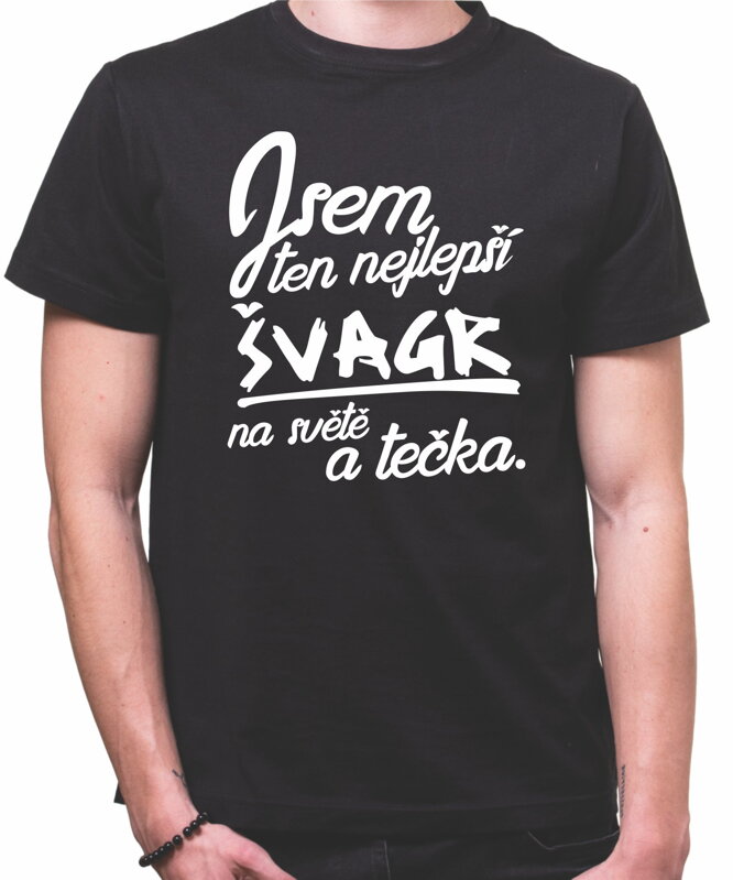 Tričko - nejlepší Švagr a tečka
