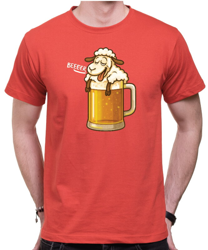 Tričko - BEEEER ovečka Tričko - BEEEER ovečka