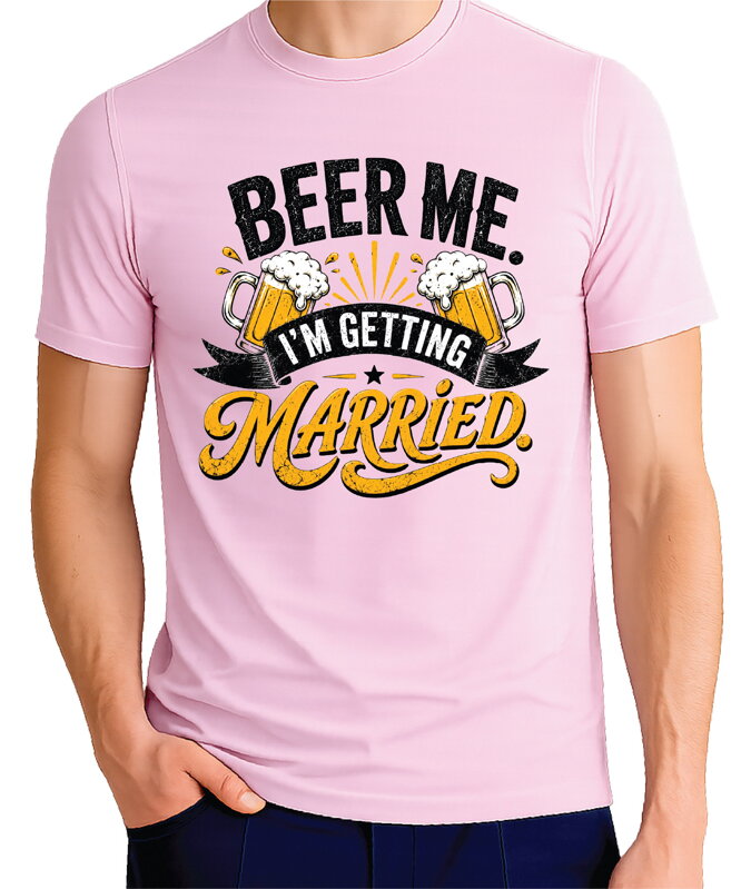 Pánské tričko – Beer me, I’m getting married
