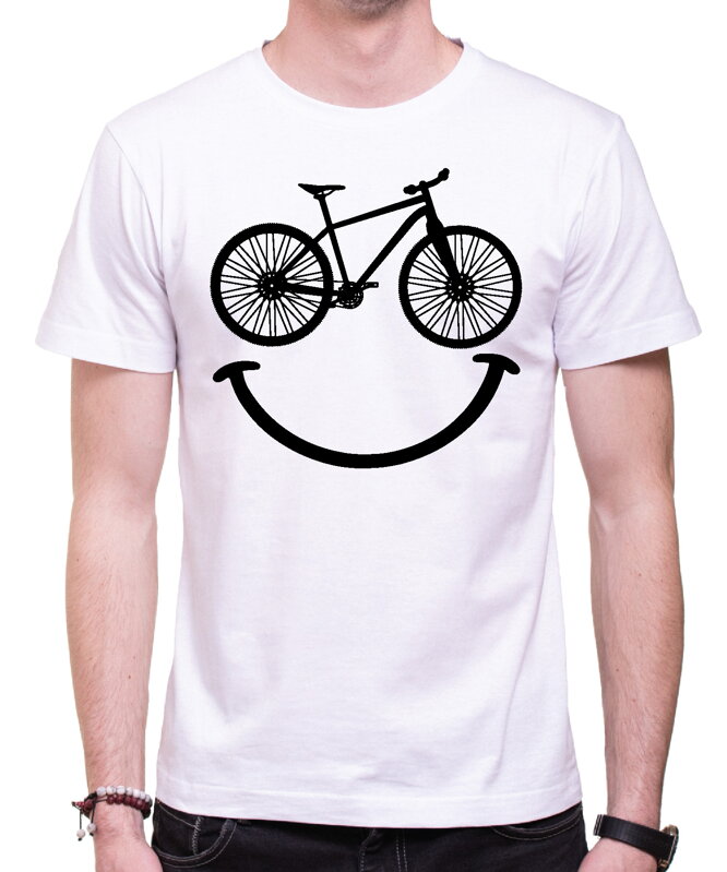 Cyklo tričko - Bike smajlík Cyklo tričko - Bike smajlík