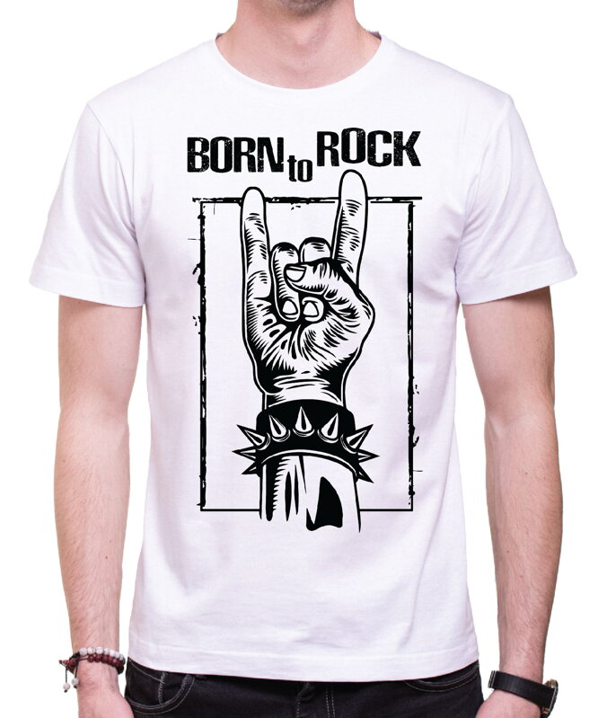 Tričko - BORN to ROCK