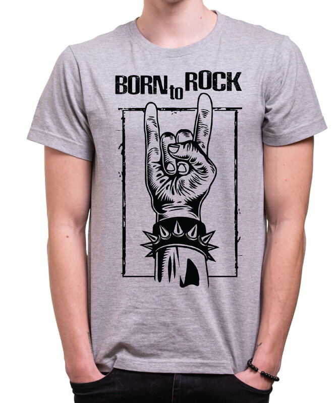 Tričko - BORN to ROCK