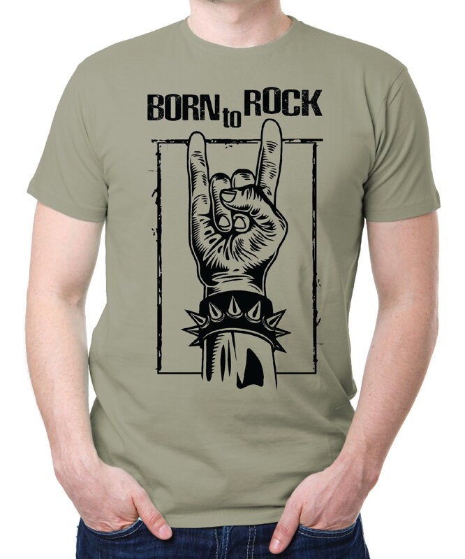 Tričko - BORN to ROCK