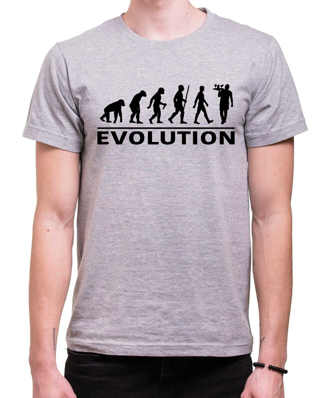Tričko - Evoluce Číšník
