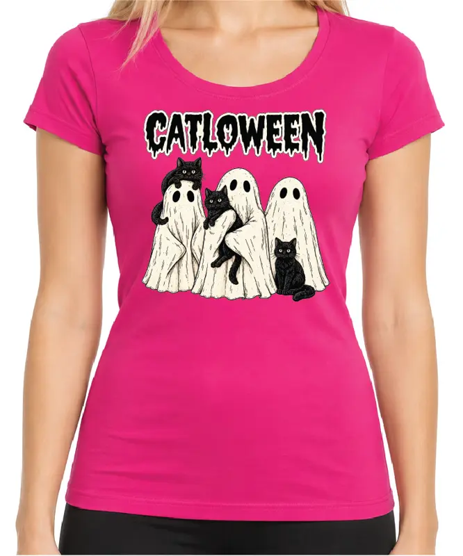 Tričko - CATLOWEEN (Halloween)