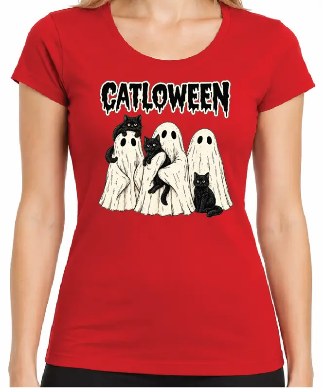 Tričko - CATLOWEEN (Halloween)