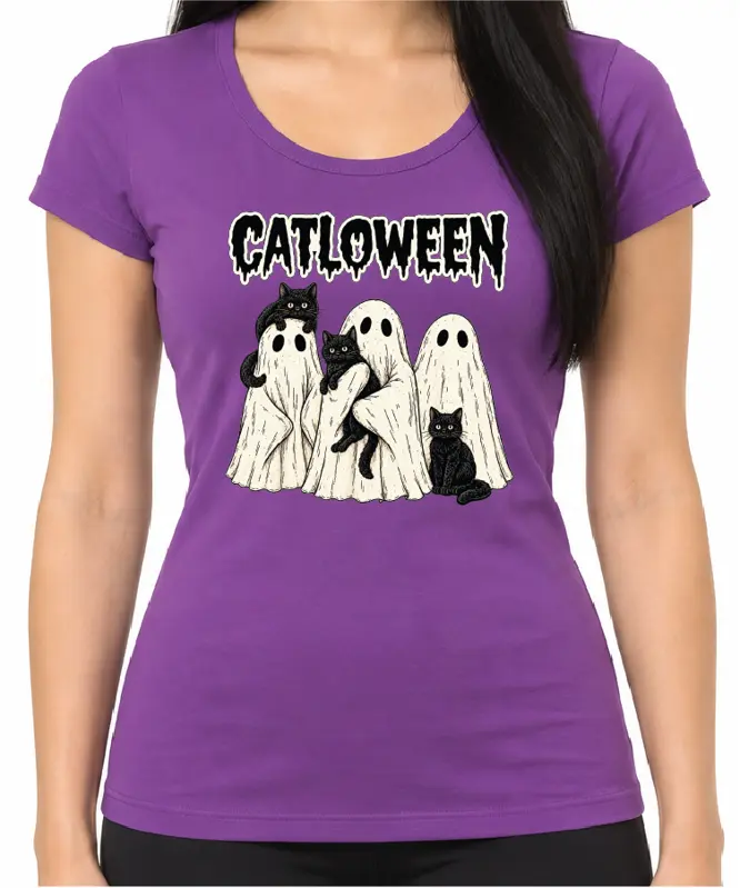 Tričko - CATLOWEEN (Halloween)