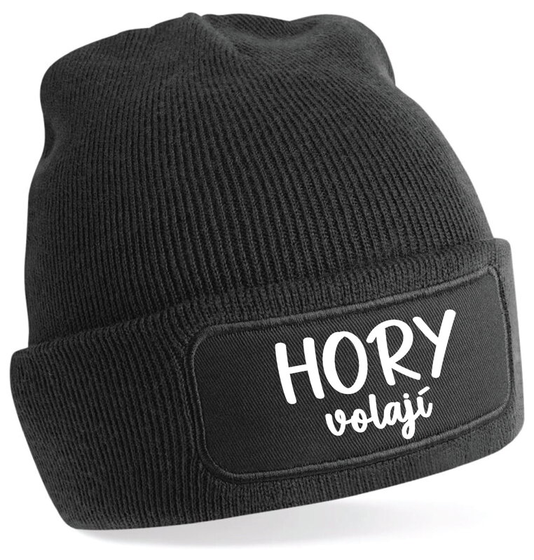 Čepice s potiskem - HORY volají