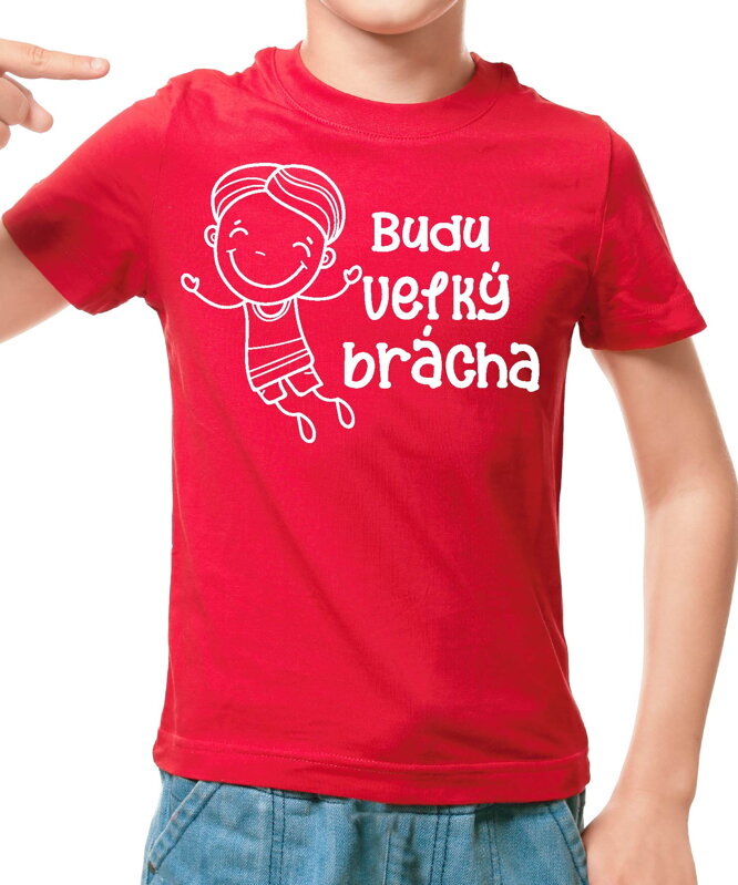 Dětské tričko - Budu velký brácha Dětské tričko - Budu velký brácha