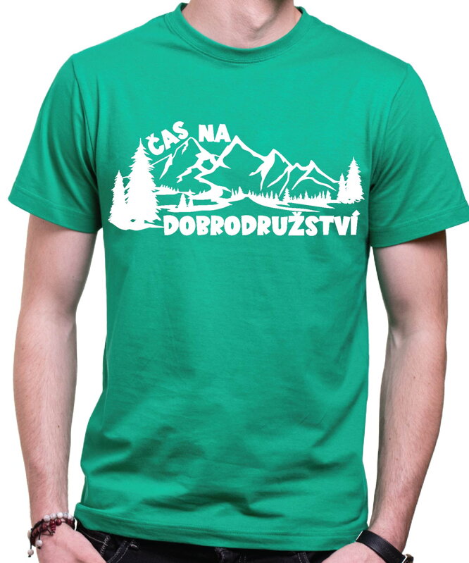 Turistické tričko - Čas na dobrodružství Turistické tričko - Čas na dobrodružství